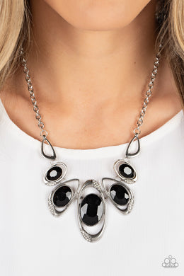 Hypnotic Twinkle - Black Necklace