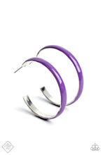 Load image into Gallery viewer, Groovy Glissando - Purple Earrings