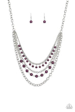 Load image into Gallery viewer, Ground Forces - Purple Necklace