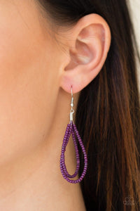 A Standing Ovation - Dark Purple Necklace