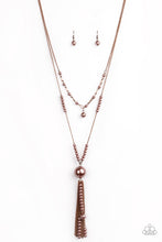Load image into Gallery viewer, Abstract Elegance - Copper Necklace