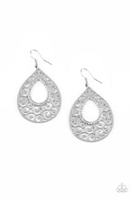 Load image into Gallery viewer, Airy Applique - White Earrings