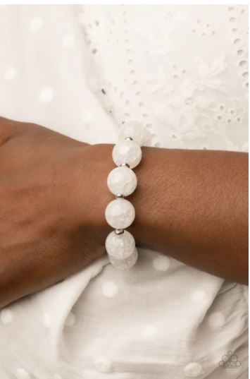 Arctic Affluence White Bracelet