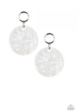 Load image into Gallery viewer, Beach Bliss – White Acrylic Post Earrings