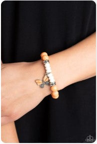 Bold Butterfly Orange Bracelet