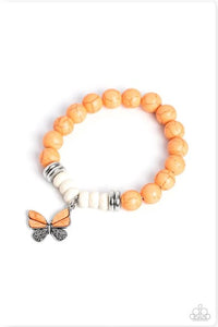 Bold Butterfly Orange Bracelet