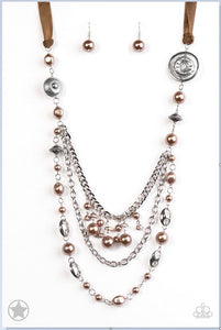 All The Trimmings - Brown Necklace