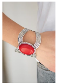 Coyote Couture - Red Bracelet