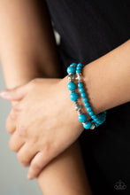 Load image into Gallery viewer, Colorful Collisions - Blue Bracelet