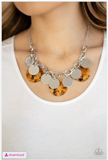 Confetti Confection - Yellow Necklace