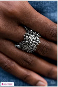 Cosmic Confetti - Silver Ring