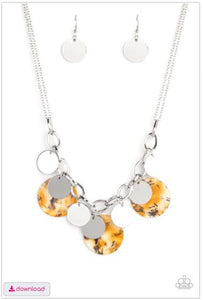 Confetti Confection - Yellow Necklace