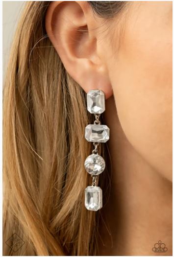 Cosmic Heiress White Earring