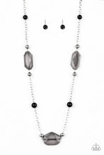 Load image into Gallery viewer, Crystal Charm - Black Necklace