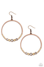 Load image into Gallery viewer, Dancing Radiance - Copper Earrings