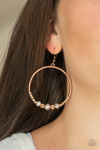 Dancing Radiance - Copper Earrings