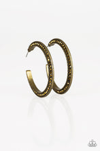 Load image into Gallery viewer, Dazzling Diamond-Naire - Brass Earrings