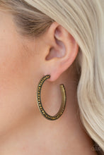Load image into Gallery viewer, Dazzling Diamond-Naire - Brass Earrings