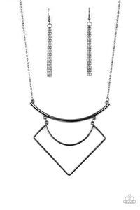 Egyptian Edge - Black Necklace