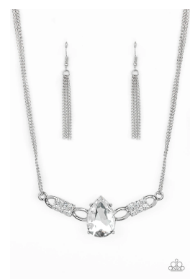 Way To Make An Entrance White - Necklace