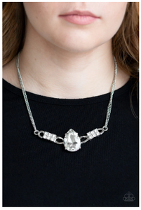 Way To Make An Entrance White - Necklace