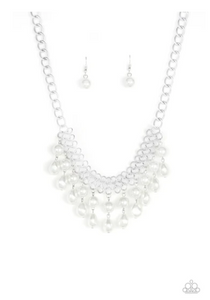 5th Avenue Fleek - White Necklace