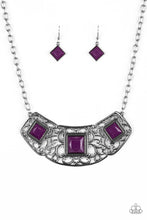 Load image into Gallery viewer, Feeling Inde-PENDANT - Purple Necklace