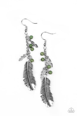 Find Your Flock - Green Earrings