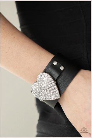 Flauntable Flirt Black Urban Bracelet