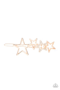 From STAR To Finish - Gold Hair Clip