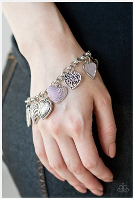 Garden Hearts - Purple