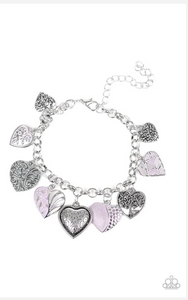 Garden Hearts - Purple