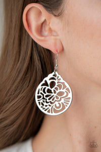 Garden Mosaic - Silver Earrings