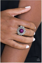 Load image into Gallery viewer, Garden Stroll - Purple Bead Ring
