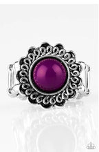 Load image into Gallery viewer, Garden Stroll - Purple Bead Ring