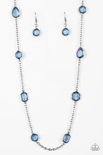 Load image into Gallery viewer, Glassy Glamorous - Blue Necklace