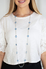 Load image into Gallery viewer, Glassy Glamorous - Blue Necklace