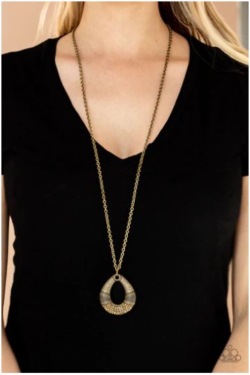 Glitz and Grind - Brass Necklace