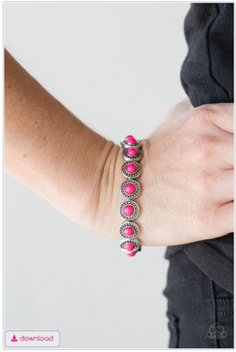 Globetrotter Goals - Pink Bracelet