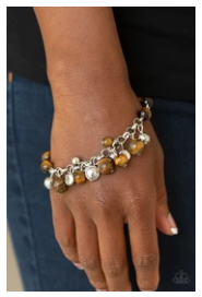 Glossy Glow - Brown Bracelet