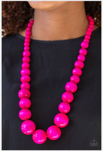 Effortlessly Everglades - Pink Necklace