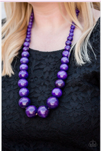 Load image into Gallery viewer, Effortlessly Everglades - Purple Necklace