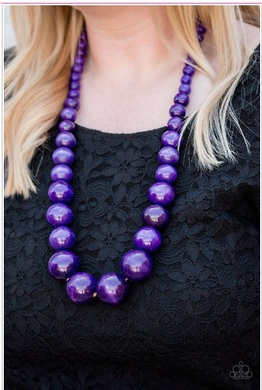 Effortlessly Everglades - Purple Necklace