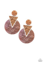 Load image into Gallery viewer, Head Under WATERCOLORS - Brown Earrings