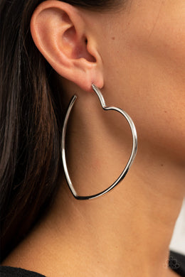 Heartbreaker Hustle - Silver Earrings