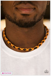 Hiker Haven - Orange Urban Necklace