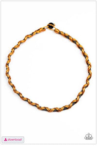 Hiker Haven - Orange Urban Necklace
