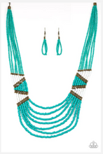Load image into Gallery viewer, Kickin it Outback-blue Necklace