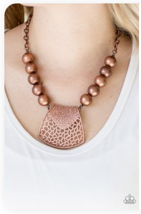 Large and In Charge - Necklace Copper
