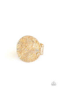 Lined Up - Gold Ring